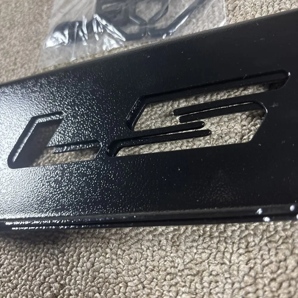 Black Powder-Coated LS Engine Mounting Bracket Steel Plate Swap Custom Build